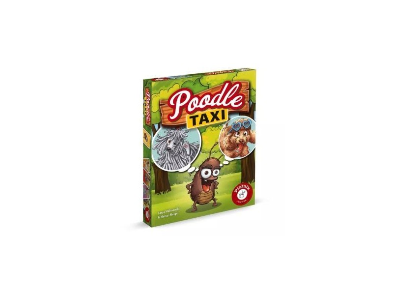 Poodle Taxi kártyajáték – futkározó pudlik