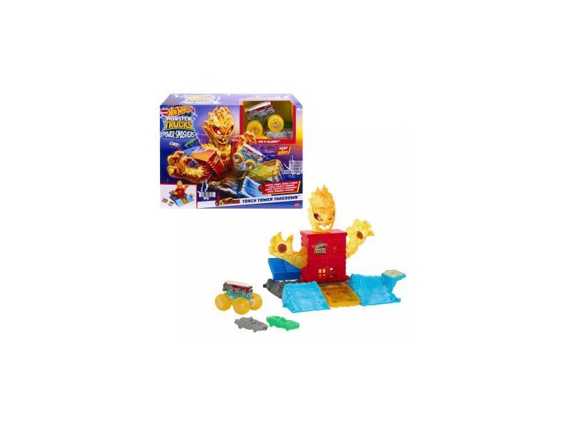Hot Wheels Monster Trucks – Power Smasher Tűzszörny