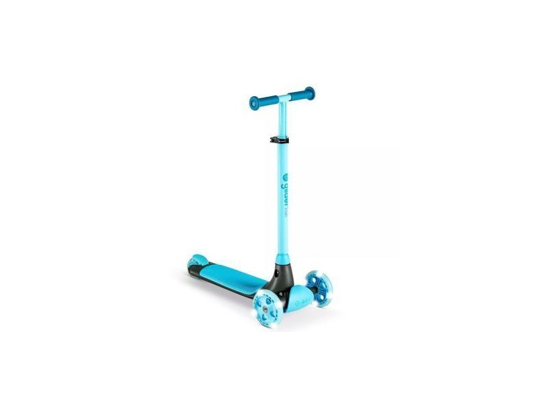 Yvolution Glider Kiwi világító háromkerekű roller - kék