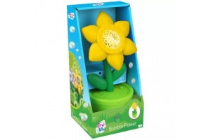 FruBlu Nárcisz buborékgép LED-fénnyel és 2x40 ml folyadékkal