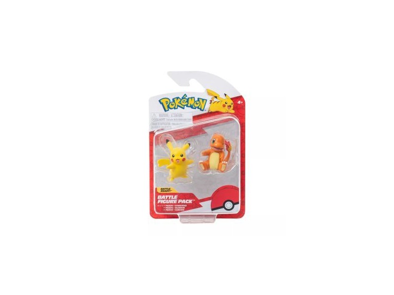 Pokémon figurák: Charmander és Pikachu, 5 cm