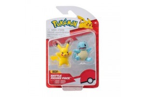 Pokémon figura csomag: Squirtle és Pikachu 5 cm