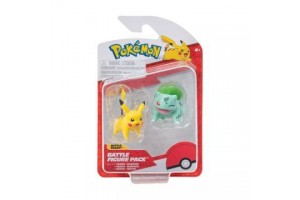 Pokémon Bulbasaur és Pikachu 2 db mini figura