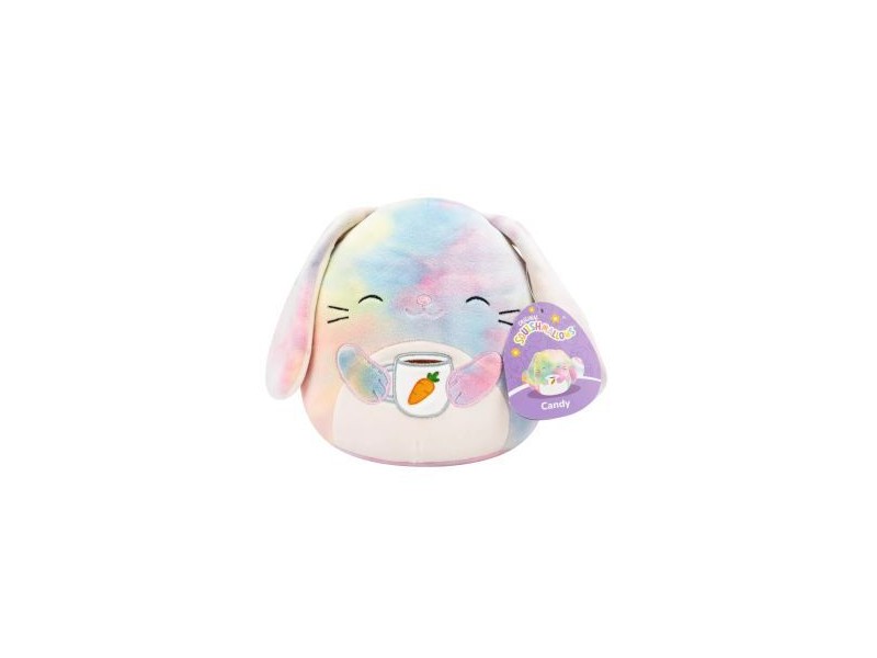 Squishmallows Candy nyuszi répás csészével, 20 cm