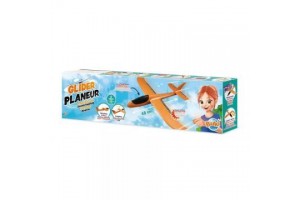 Buki vitorlázó repülőgép 48 cm – habszivacs, matricákkal