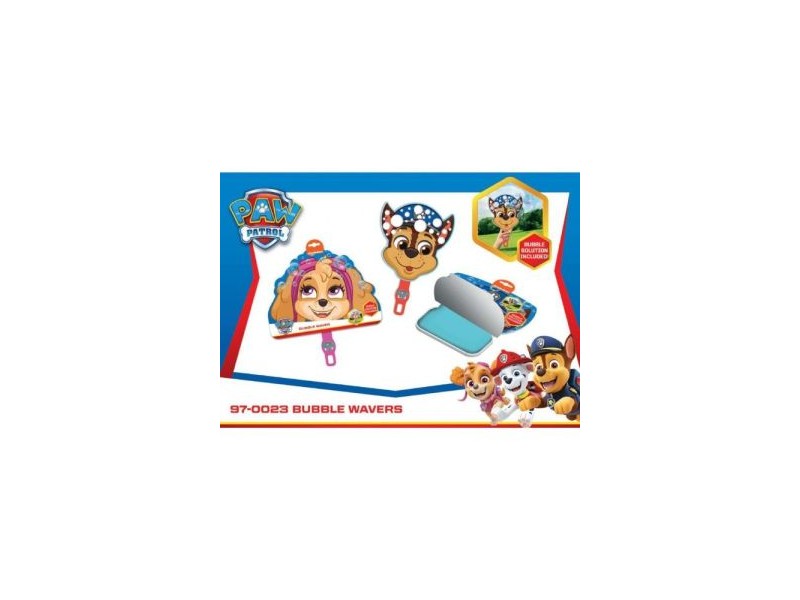 Mancs őrjárat buborék legyező - többféle