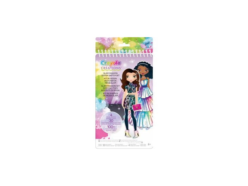 Crayola Glam divattervező kis album 100+ matrica