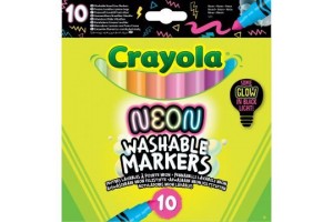Crayola lemosható neon filctollak - 10 szín