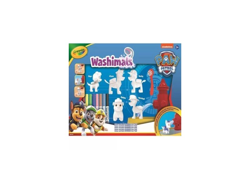 Crayola Washimals Mancs Őrjárat - 5 db figuraszett