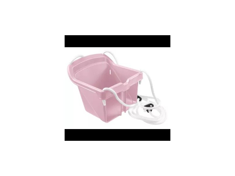 Mochtoys rózsaszín műanyag babahinta - beülős