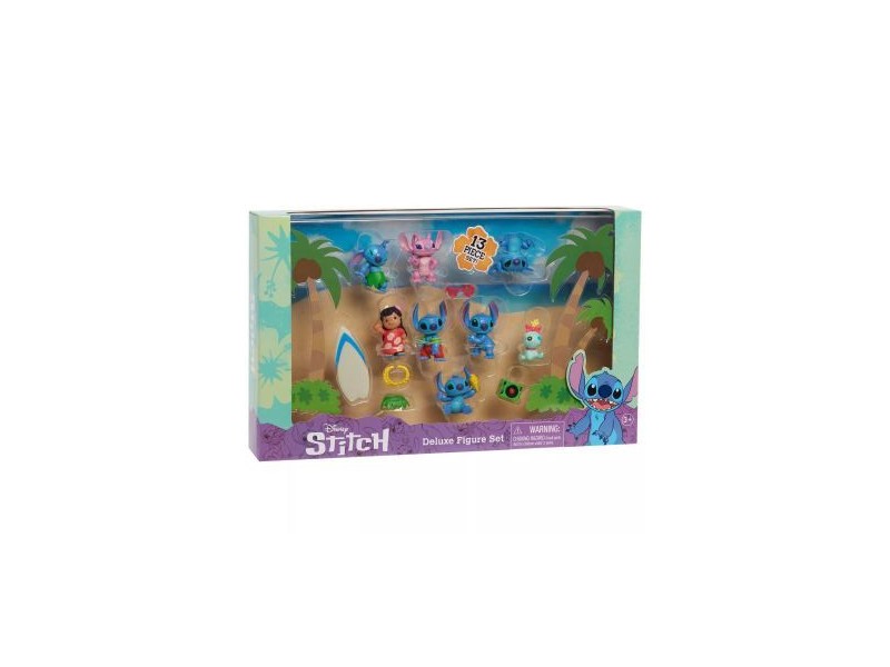 Stitch Deluxe figura készlet - 13 db