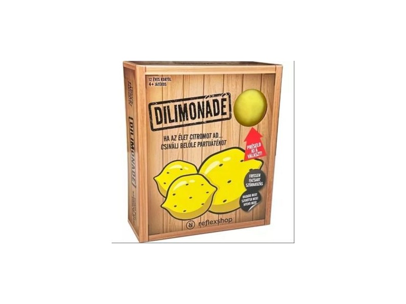 Dilimonádé társasjáték – doboz és kártyák