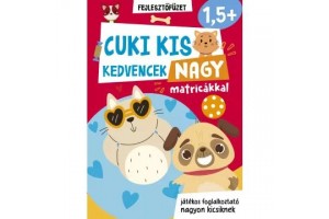 Borító: Cuki kis kedvencek kifestő matricákkal