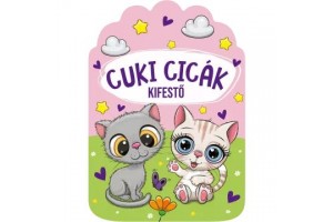 Cuki cicák kifestő – vidám macskás képek