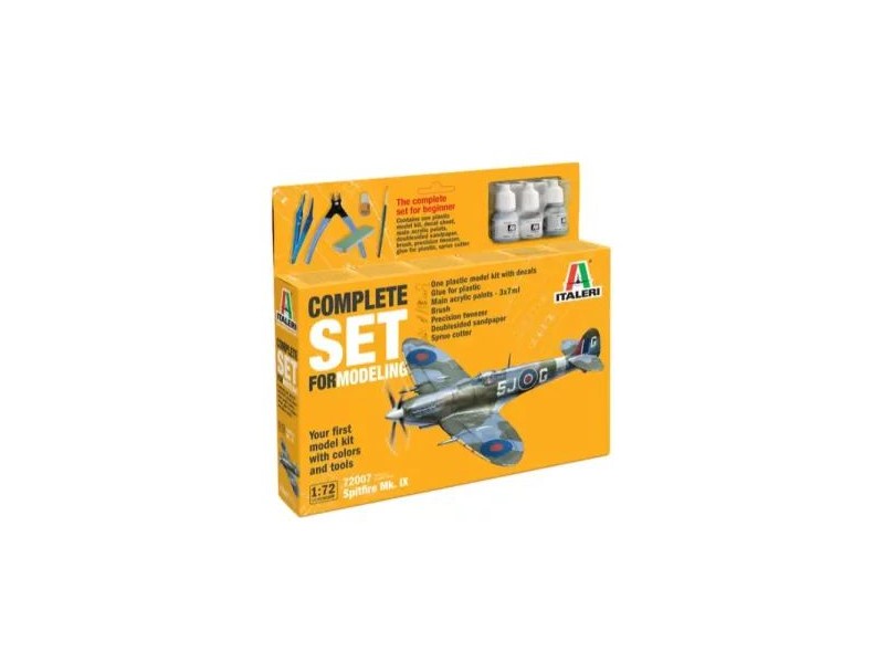 Italeri Spitfire Mk IX makett (1:72) - komplett szett