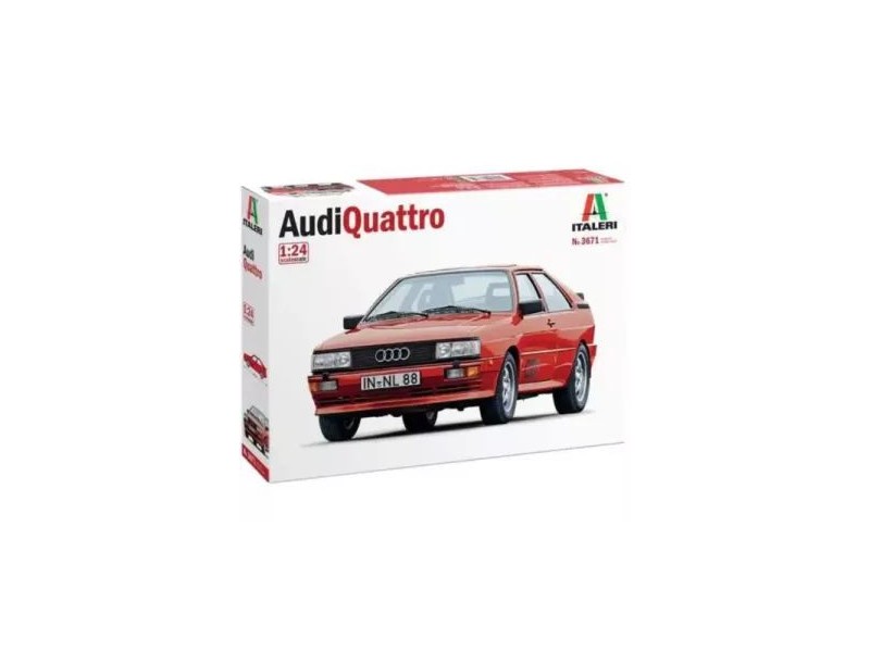 Italeri Audi Quattro 1:24 makett – Rally versenyváltozat