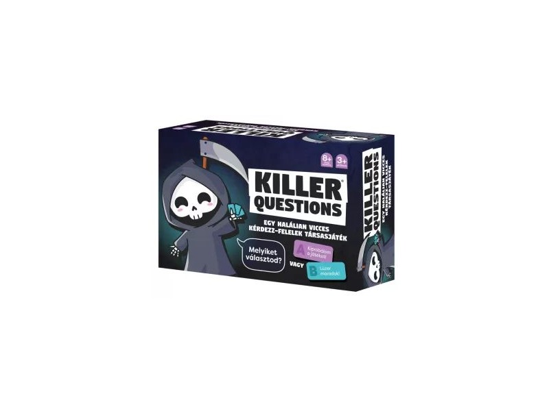 Killer Questions doboz — halálian vicces társasjáték