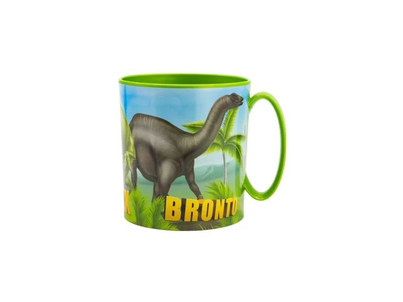 Dinoszaurusz mintás mikrozható műanyag bögre