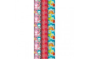 Tekercses csomagolópapír 70 x 200 cm - többféle minták