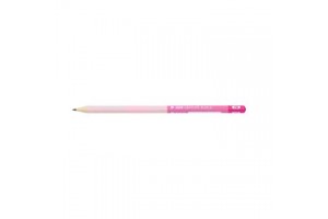 ICO Süni háromszögletű HB grafitceruza – pasztell rózsaszín