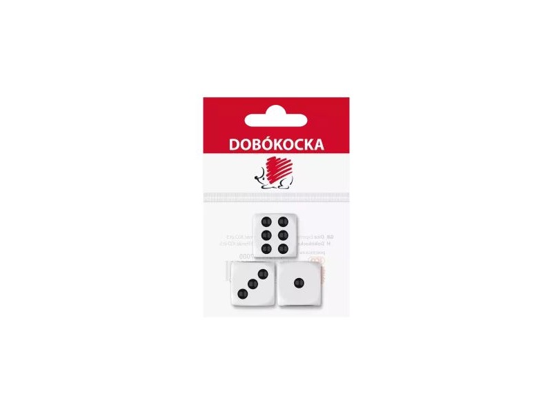 ICO Süni dobókocka csomag – 3 db, 15,8 mm