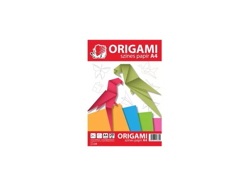 ICO Süni origami A4 - 20 lap, 10 szín