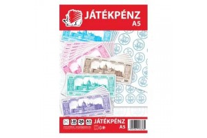 ICO Süni papír játékpénz készlet - A5, 26 lap