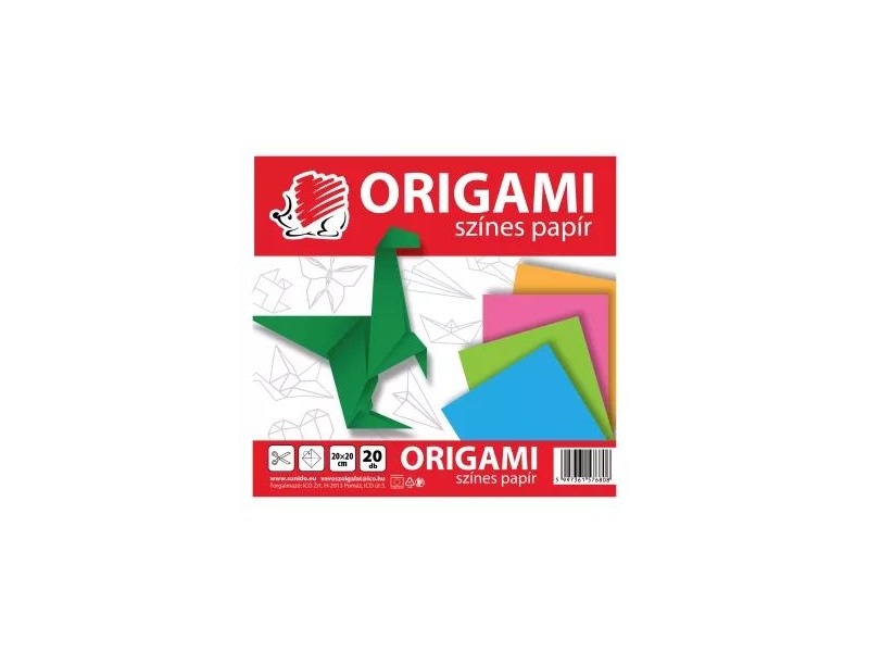 ICO Süni origami lapok 20x20 cm - 20 lapos