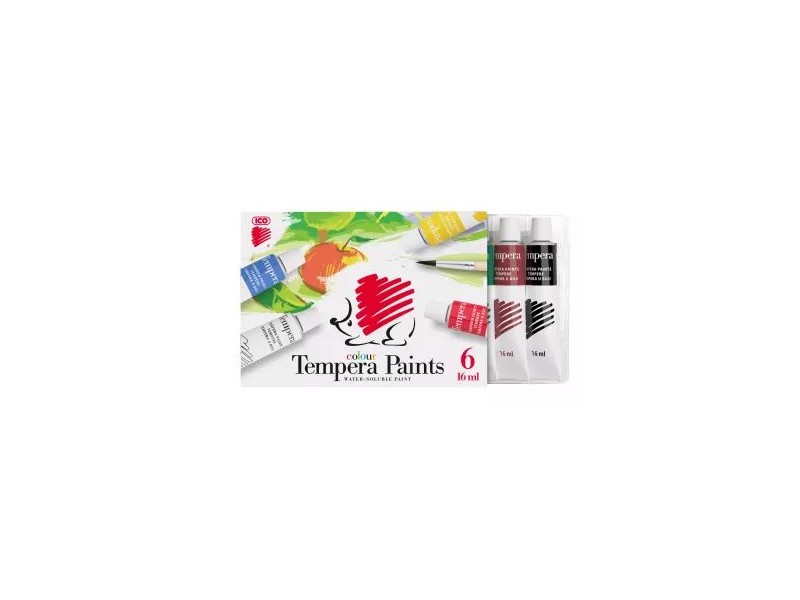 ICO Süni tubusos tempera 6x16 ml (6 db)