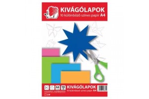 ICO Süni A4 kivágólap - 10 színes lap