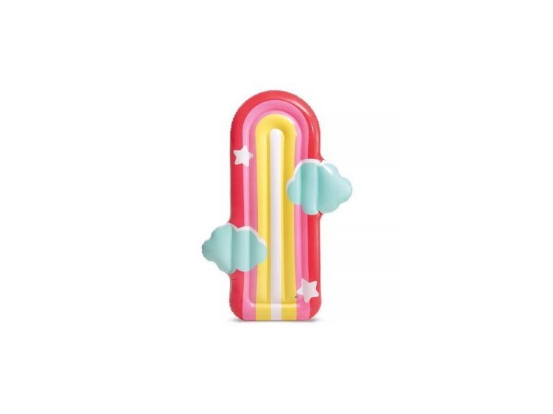 Intex szivárvány matrac felhőkkel 175x117 cm