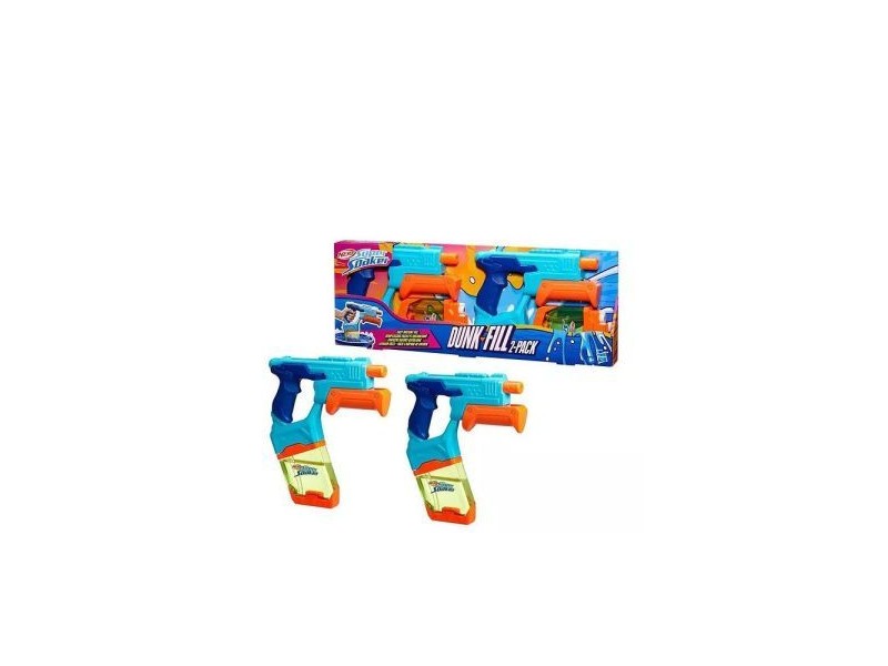 Nerf Dunk-Fill Soaker pack - 2 db vízipisztoly, 300 ml