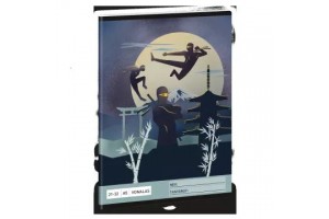 Ninjas in the Dark - Vonalas füzet 4 borító