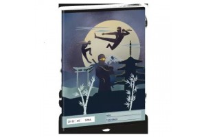 Ninjas in the Dark — A5 sima füzet, fényes borító