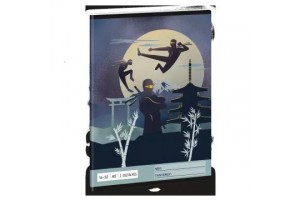 Ninjas in the Dark - Vonalas füzet 2. (A5, fényes borító)