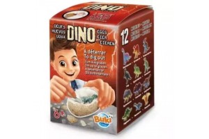 Meglepetés dinófigurák tojásban
