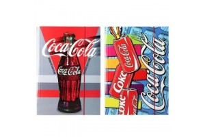 Coca-Cola gumis mappa A4 - pop-art üveg dizájn
