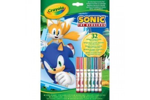 Crayola Sonic színező és filctoll készlet