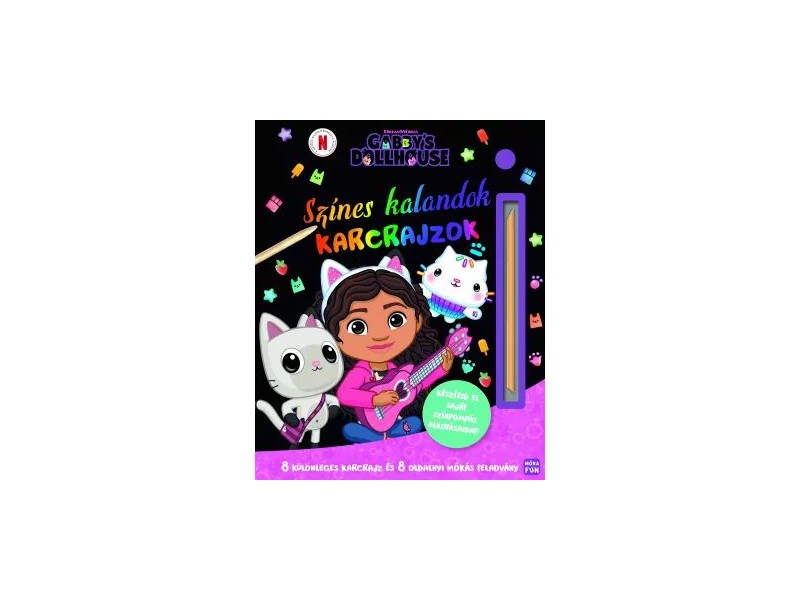 Gabi babaháza – Színes karcrajzok és feladatok