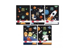 Space Adventures A5 vonalas füzet – űrkalandos borító