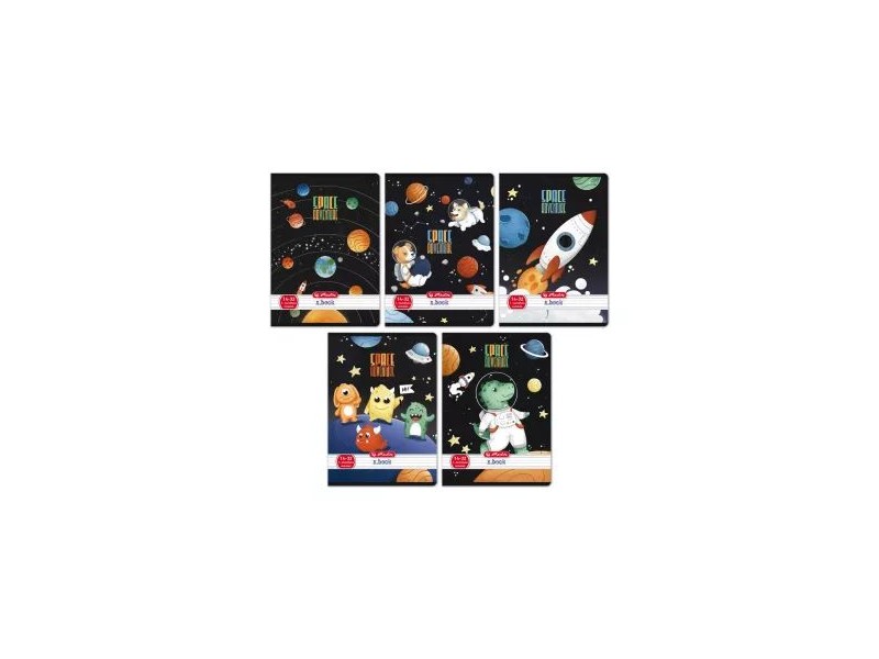 Space Adventures A5 vonalas füzet – űrkalandos borító