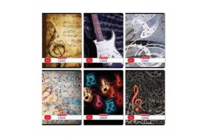 Herlitz A4 hangjegyfüzet 86-32 — zenei borítók