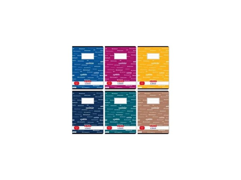 Herlitz A4 szótárfüzet 82-32 - különböző minták