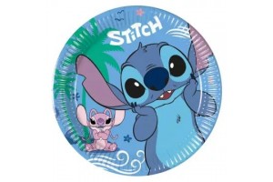 Stitch papír tányér 20 cm - 8 db
