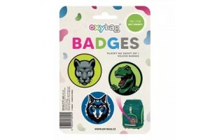 Oxybag Sherpy táskadísz – 3 db, állatos minták