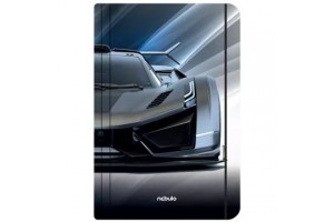 Sportautó mintás gumis A4 mappa