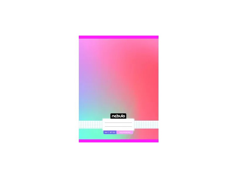 Monochrome és Gradient mintás A4 négyzetrácsos füzet