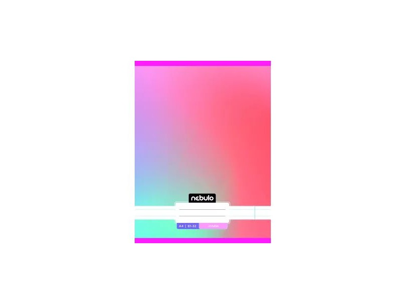 Monochrome & Gradient I. mintás A4 vonalas füzet