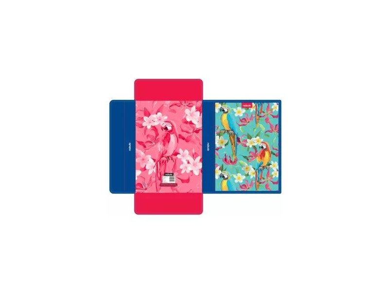 Papagáj mintás A4 hullámkarton füzetbox