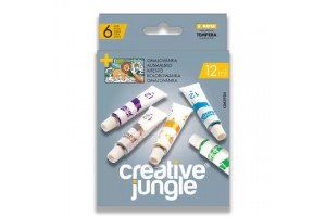 Creative Jungle 6 darabos tubusos tempera készlet